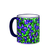 Green & Blue Dummies coffee mug