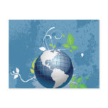 Green Blue Earth ~ Conserve Recycle Sustainable postcards