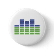 green blue equalizer audio sound button