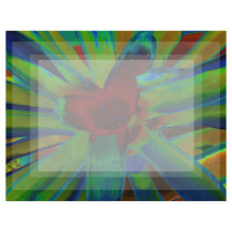 Green Blue Red Bromeliad Plant Image