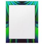 green blue turquoise letterhead design