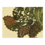 Green Bohemian Paisley Postcard