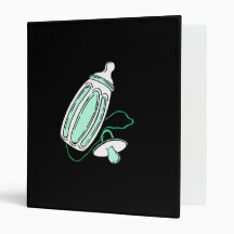 green bottle 3 ring binder