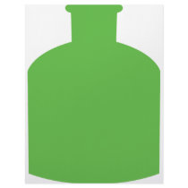 green bottle icon customized letterhead