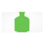 green bottle icon custom photo card