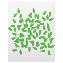 green bottles icon letterhead