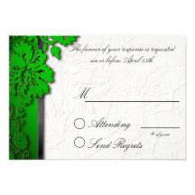 Green Break Through Reply Card