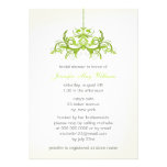 Green Bridal Shower Invitations invitations