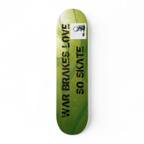 Green Brocken Heart war Custom Skate Board