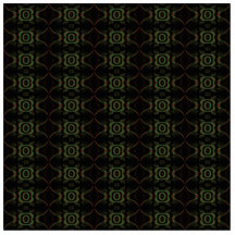 Green, brown and black retro floral pattern. photo sculptures