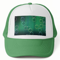 Green Bubbles Aurora Mesh Hats