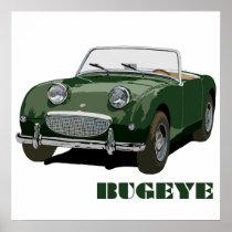 Green Bugeye Print