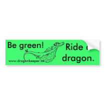 Green Bumper Sticker