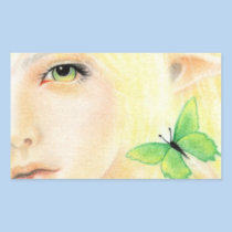 Green Butterfly Fairy Sticker stickers