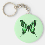 Green Butterfly Keychain