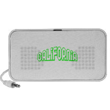 Green California iPod Speaker