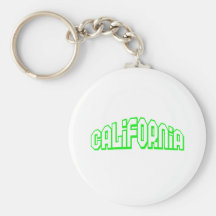 Green California Keychains