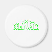 Green California Magnets
