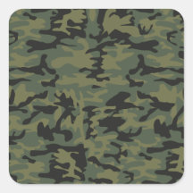 Green camo pattern stickers