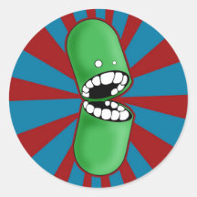 Green Capsule Stickers