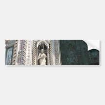 Green Cathedral Door Bumper Sticker