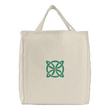 Green Celtic Irish Knotwork Design 3 Pattern Bag
