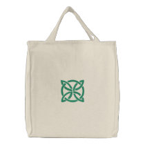 Green Celtic Irish Knotwork Design 3 Pattern Bag