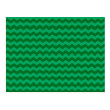 green chevrons postcards
