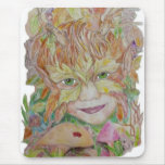 Green Child Mouse Pad
