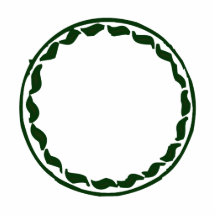 Green chili circle design photo cutout