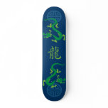 Green Chinese Dragon Skateboard
