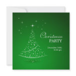Green Christmas Party invitation