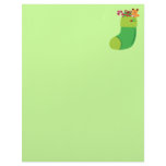 Green Christmas Stocking Letterhead Template