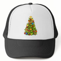 Green Christmas Tree Hats