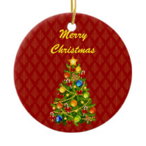 Green Christmas Tree Ornament