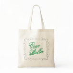 Green Ciao Bella Canvas Bags