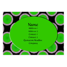 green circles business card