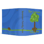 Green Circles Family Tree Binder