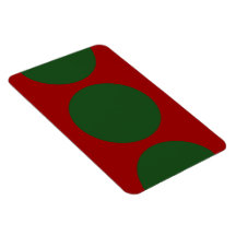 Green Circles on Red Magnets