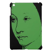 Green Classic Art Face iPad Mini Cover