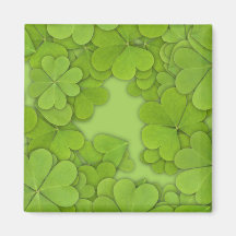 Green Clovers Magnets