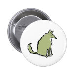 green collie button