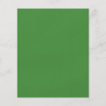 Green Colour 4.5 x 5.6 Matte Paper Flyer Design