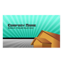 Green Construction Business Cards
