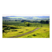 Green Country Landscape Photocard Photo Card