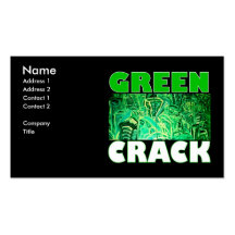 GREEN CRACK BUSINESS CARDS