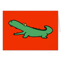 Green crocodile