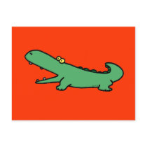 Green crocodile