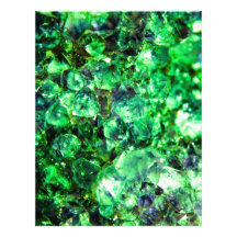 Green Crystal Design Custom Letterhead