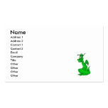 Green Cute Dragon Business Card